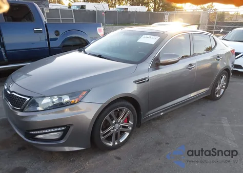 2013 Kia Optima Sx из США, поврежденный, VIN 5XXGR4A63DG207985
